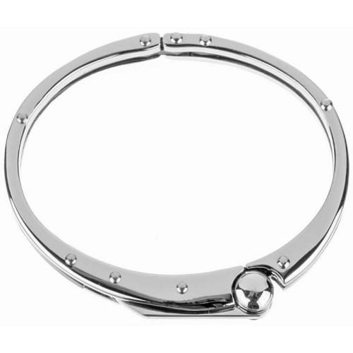Bracelet BROKA Black Silver Jonc homme rigide...