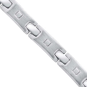 Bracelet KARLO Silver Gourmette homme chaine souple... 2