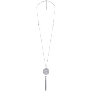 Collier NATURA CRISTAL INSIDE White Silver Sautoir... 2