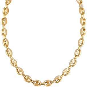 Collier CAFEO Gold Ras de cou chaine souple Maille grain...
