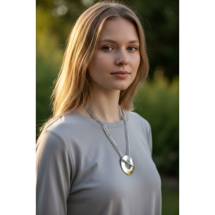 Collier ARGOS White Silver Ras de cou multirangs à... 2