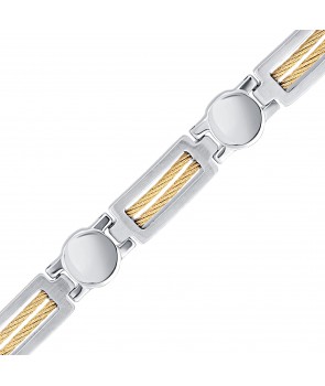 BRACELET - GABRIEL GOLD & SILVER 2