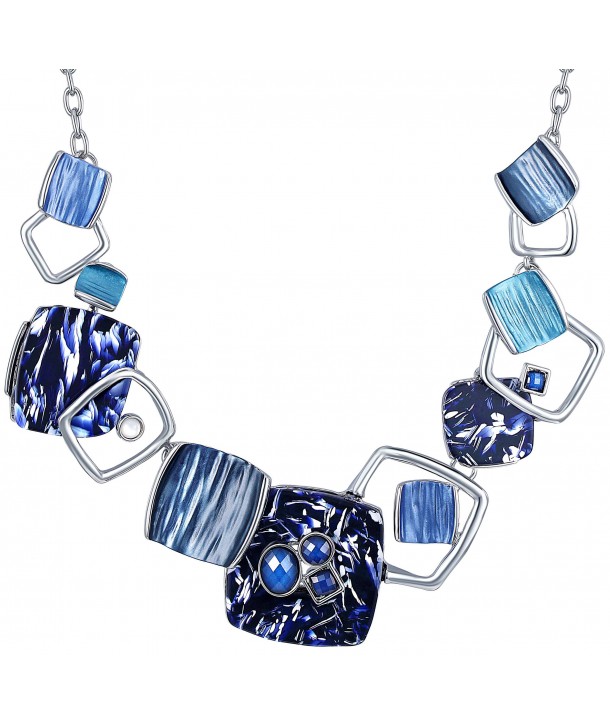 COLLIER - CLEORA BLUE SILVER
